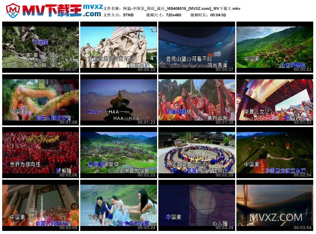 阿温-中国美_国语_流行_MB408516